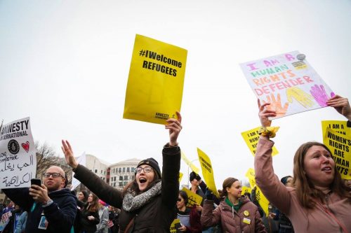차별과 혐오를 조장하는 트럼프에 맞서는 ‘세계여성행진’