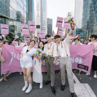 국제앰네스티 한국지부,  서울퀴어퍼레이드에서 1백 명의 시민들과  ‘그냥 결혼이야 JUST MARRIAGE’ 혼인평등 행진 진행