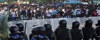 몰디브: 야당 지지자에 대한 폭력 탄압